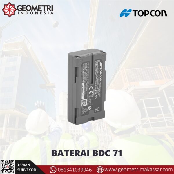 BATERAI TOPCON BDC 71